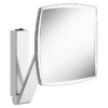Keuco ILook Move Square Illuminated Cosmetic Mirror - Chrome