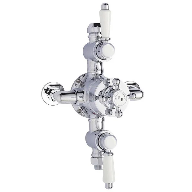 Hudson Reed Traditional Triple Exposed Thermostatic Shower Valve