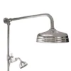 Hudson Reed Twin Shower Valve With Victorian Grand Rigid Riser Kit - Chrome