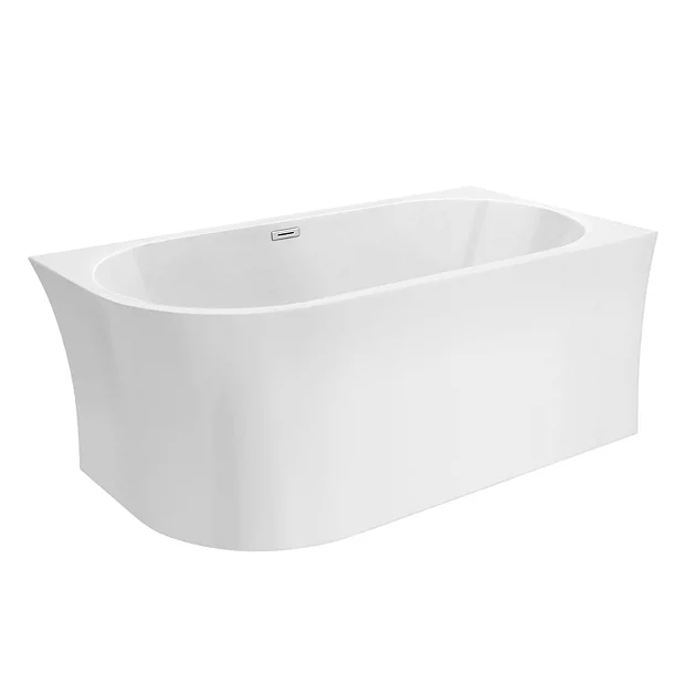 Arezzo 1500 X 750 Modern Curved Corner Bath - Image 3