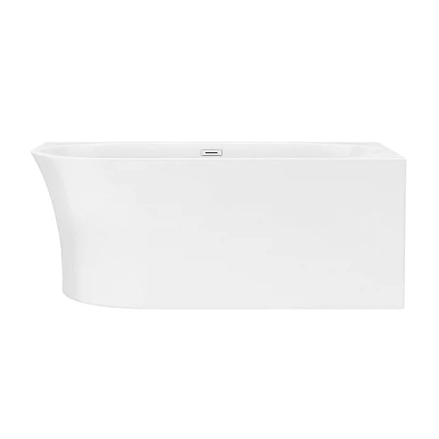 Arezzo 1500 X 750 Modern Curved Corner Bath - Image 4