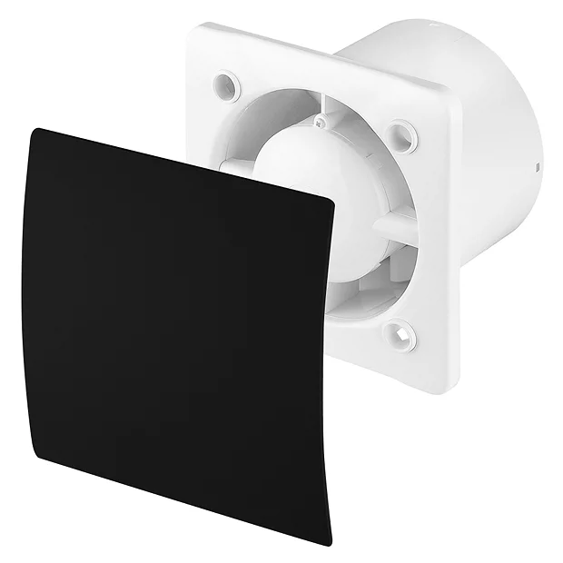 Arezzo 100mm Turbo Extractor Fan - Humidistat - Matt Black - Image 2