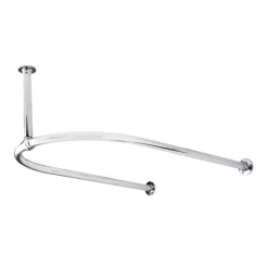 Bayswater U-Shaped Traditional Shower Curtain Rail