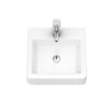 Chatsworth Traditional White Vanity - 425mm Wide