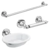 Chatsworth 1928 Traditional 3-Piece Bathroom Accessory Pack