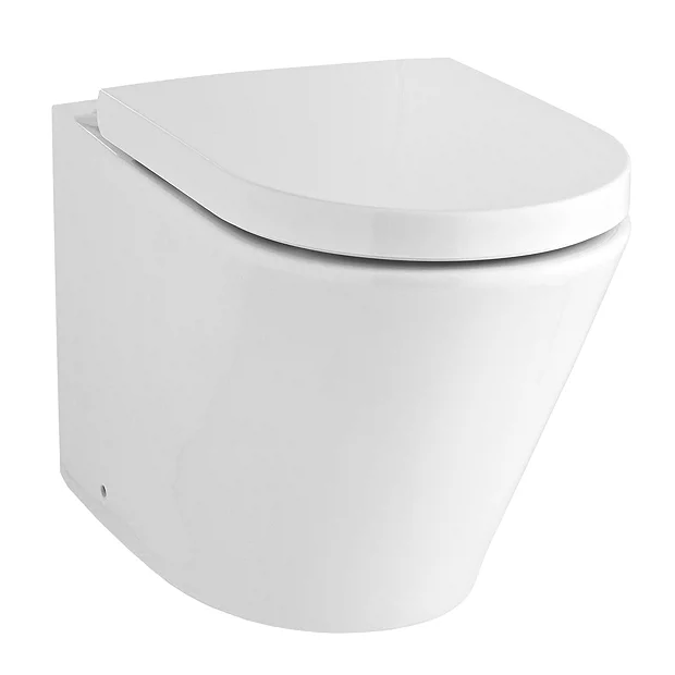 Nuie Solace Back To Wall Toilet + Soft Close Top-Fixing Seat - Image 2