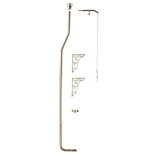 Gold High Level Traditional WC Flush Pipe Kit - Image 2