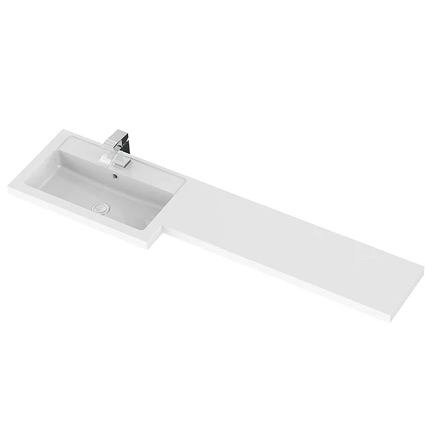 Hudson Reed 1505 X 360/260mm L-Shaped Full Depth Basin - Image 2