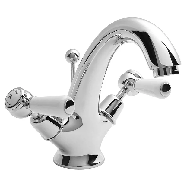 Hudson Reed Topaz Lever Mono Basin Mixer Tap + Pop Up Waste - Image 2