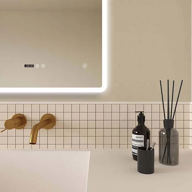 Toreno 600 X 800mm LED Bluetooth Mirror Incl. Shaver Socket + Anti-Fog