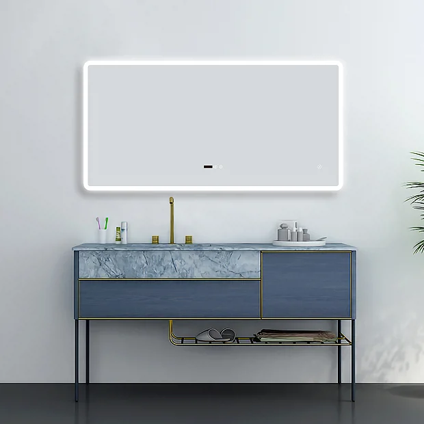 Toreno 1200 X 600mm Bluetooth LED Illuminated Mirror Inc. Anti-Fog, Shaver Socket & Touch Sensor - Image 5