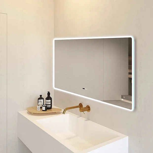 Toreno 1200 X 600mm Bluetooth LED Illuminated Mirror Inc. Anti-Fog, Shaver Socket & Touch Sensor - Image 6