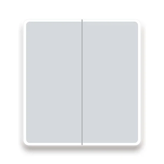 Toreno 700 X 650mm LED Illuminated 2-Door Mirror Cabinet With Motion Sensor, Shaving Socket & Anti-Fog - Image 3