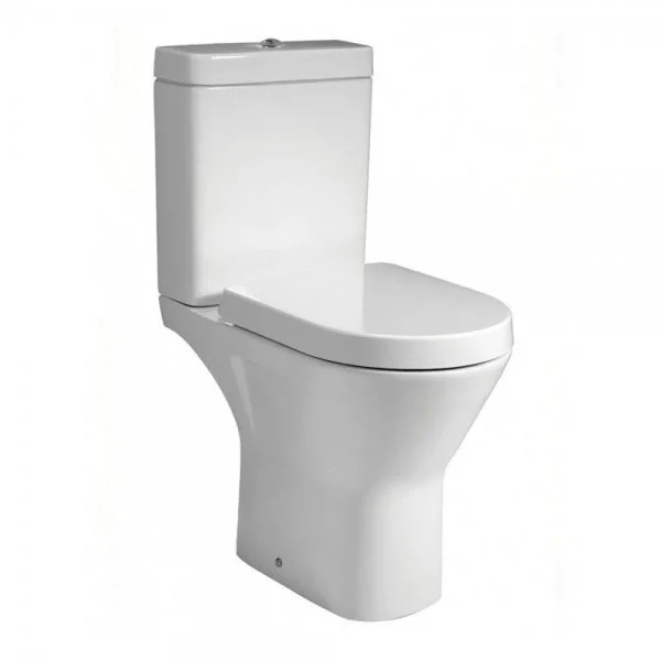 RAK Resort Maxi Rimless Close Coupled Full Access Toilet + Quick Release Soft Close Urea Seat - Image 2