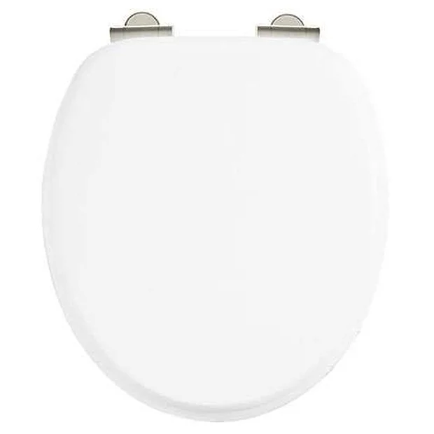Burlington Soft Close Toilet Seat - Gloss White Seat - Image 2