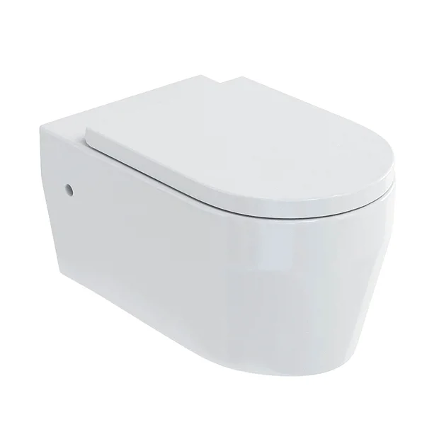 Britton Bathrooms Stadium Wall Hung Pan + Soft Close Seat - Image 2